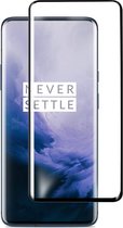 Ntech OnePlus 7 Pro full cover Screenprotector Tempered Glass - Zwart