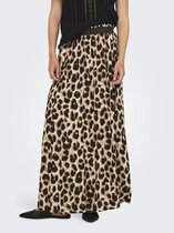 Only Rok Onlvenedig Aop Life Long Skirt Wvn 15251761 Cloud Dancer/leo Dames Maat - S