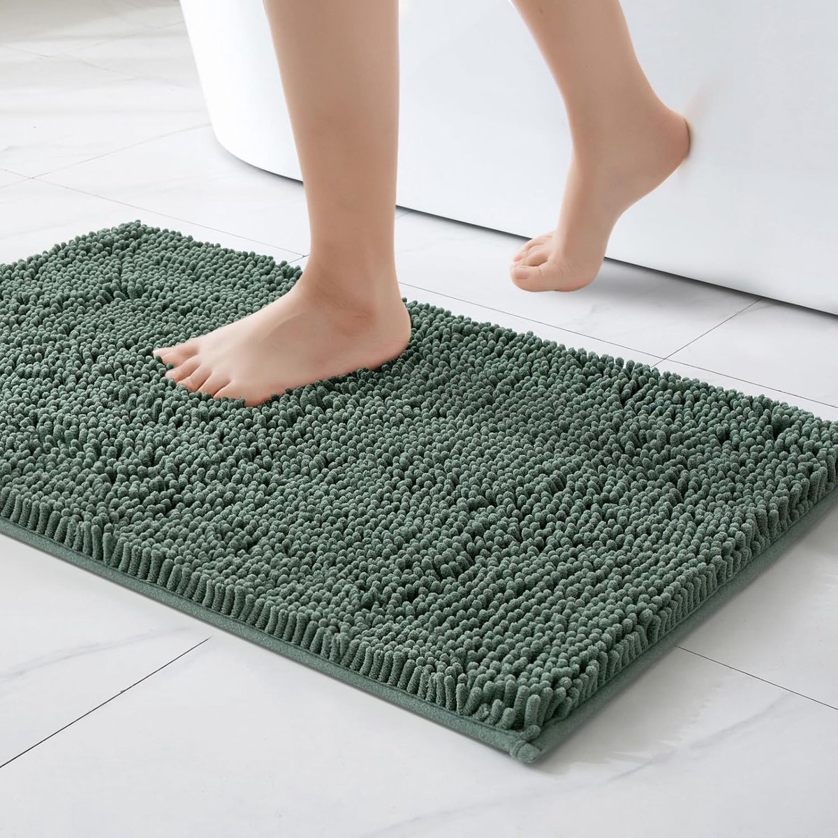 Antislip Badmat - Hoog Absorberende Microvezel Douchemat 60 x 90 cm - Superzacht en Comfortabel