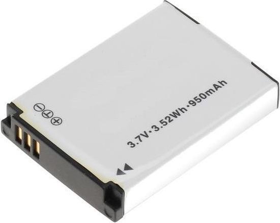 Lithium-ion camera accu 950mAh SLB-10A voor Samsung Digimax, ES, EX, HZ, NV, PL, SL, TL, WB series