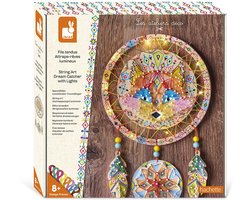Janod Les Ateliers Déco - Knutselpakket Lichtgevende Dromenvanger Vos - Maak Met Deze Set Een Creatie Om Je Kamer Te Versieren - Geschikt Vanaf 8 Jaar