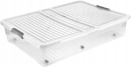 KEEEPER LEO Opbergbox met deksel voor onder het bed 53 L 77x58 cm