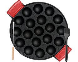 foto van Castex Poffertjespan voor 19 Poffertjes - Poffertjesmaker - Poffertjespannen - Pan van Gietijzer