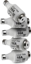 Dparts 16A zekeringen meterkast - 1 set a 5 stuks - 500V 16 ampere zekering stoppen