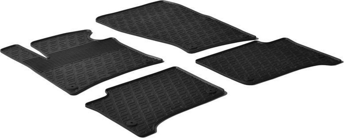 Gledring Rubbermatten passend voor Volkswagen Touareg 2010-2018 (G profiel 4-delig + montageclips)