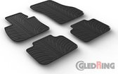 Gledring Rubbermatten passend voor BMW X1 F48 2015- (T profiel 4-delig + montageclips)