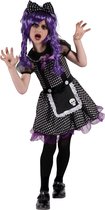 LUCIDA - Gothic pop kostuum voor meisjes - L 128/140 (10-12 jaar)