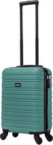 BlockTravel® Handbagage Koffer XS 29L Carryon Koffer - Trolley Handbagage Lichtgewicht 52cm - Reiskoffer met Wielen - Koffer Handbagage - Reistas met Wielen - Valies - TSA-slot - Groen