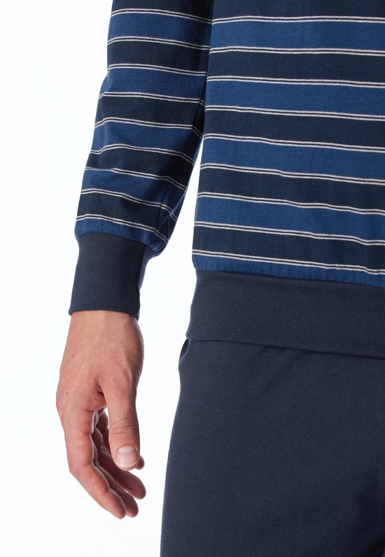Schiesser Pantalon long pyjama - 800 Blue - taille XL (XL) - Hommes Adultes - 100% coton - 181534-800-XL