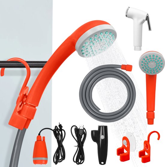 Forever Speed Camping Shower, Portable Battery, Outdoor Set with 2 m
