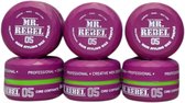 Haar Wax- Haar Gel- MR. REBEL 05 HAIR STYLING WAX PURPLE 6 STUKS 900 ml