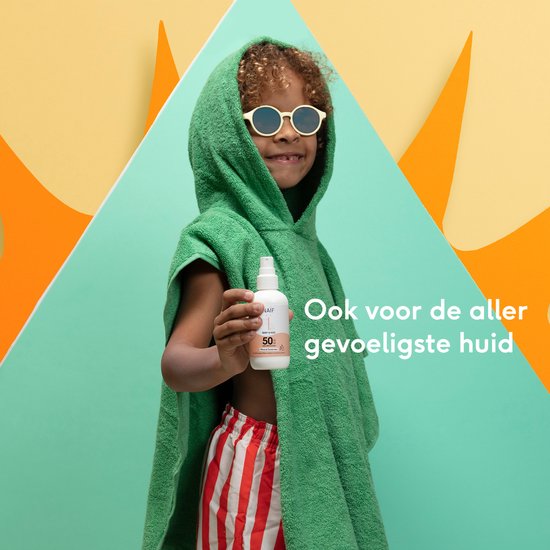 Naïf Minerale Zonnebrand Spray - Baby's & Kinderen - SPF50 - Zonder Parfum - UVA/UVB Bescherming - 100ml