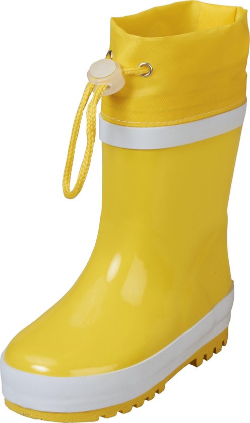 Playshoes Regenlaarzen met trekkoord Kinderen - Geel - Maat 34-35