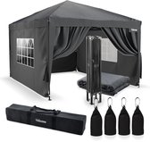 Bol.com Tristar Partytent 3x4m - Inclusief Set van 4 Zandzakken - PT-7804 + PT-7805 - Easy Up - Met Zijwanden - Waterdicht - inc... aanbieding