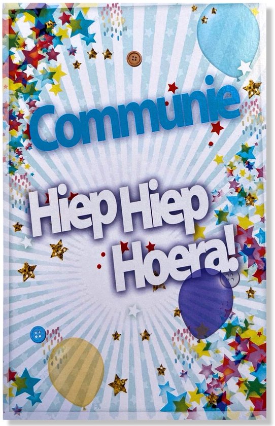 dv_1167 Lot de 15 cartes de communion, pliables, au format A6, avec 15 enveloppes et 18 autocollants assortis, carte d'invitation et première communion