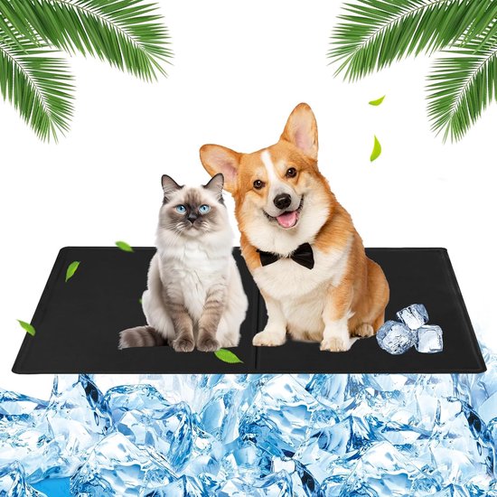 Koelmat voor honden en katten - Zelfkoelende pet mat 50 x 40 cm, ideaal voor de zomer