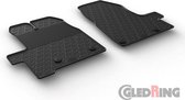 Gledring Rubbermatten passend voor Ford Tourneo Custom 9/2012- & FL 2018- (Handgeschakeld) (G profiel 2-delig + montageclips)