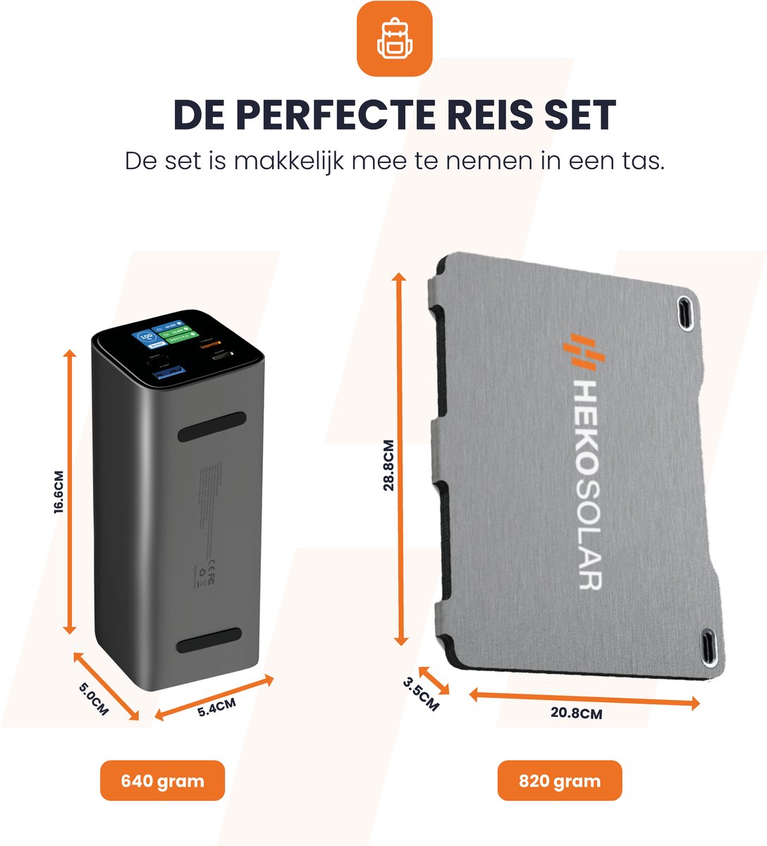 Heko Solar Fuse 140 Powerbank 27000mAh Grijs - afbeelding 3