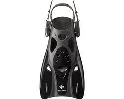 ReefTourer Zwemvliezen – Premium snorkelvinnen voor volwassenen, ideaal voor snorkelen en zwemmen – RF0106-BK-M Zwart / Maat M (35-42) / (22–26 cm)