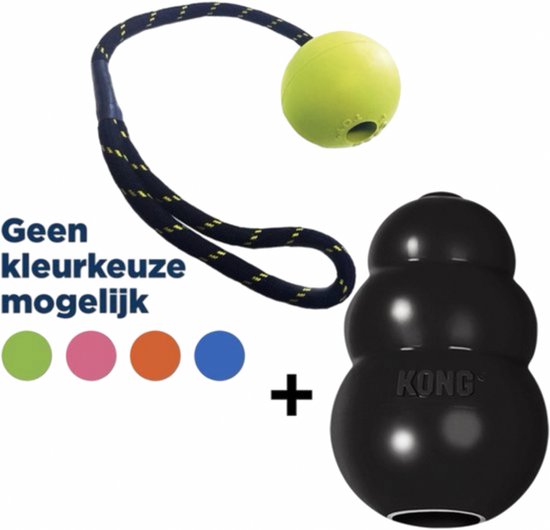 Combideal KONG Extreme – Hondenspeelgoed – Rubber + Floater Stevige Speelbal