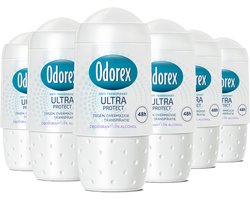 Odorex Ultra Protect Anti-Transpirant Deodorant Roller - 6x 50ml - Voordeelverpakking