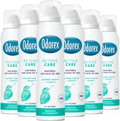 Bol.com Odorex Active Care Anti-Transpirant Deodorant Spray - 6x 150ml - Voordeelverpakking aanbieding