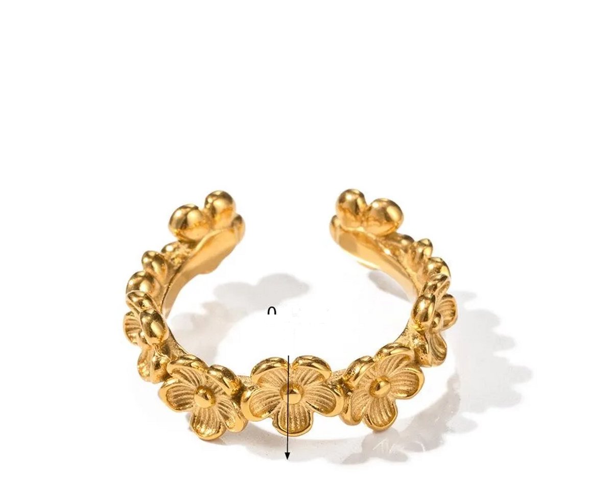 Ring Si Amor Sieraden RP3400-G Roestvrij staal Kleur Goud