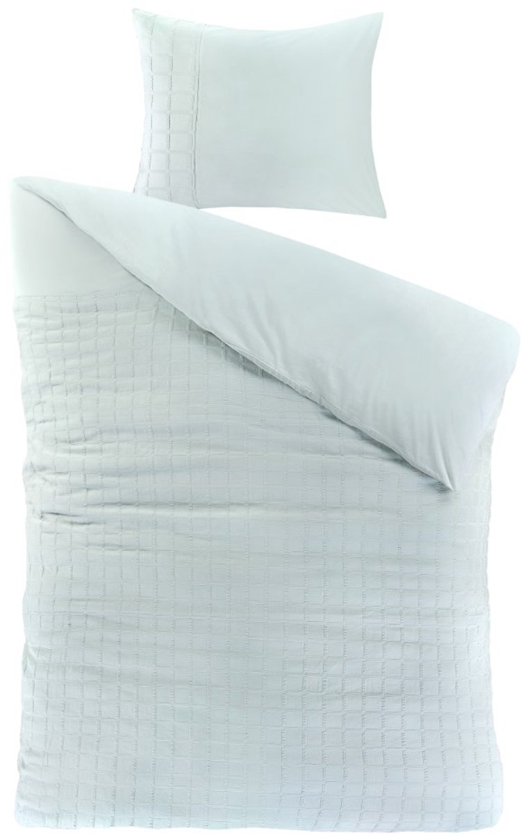 Papillon Hudson Dekbedovertrek - Eenpersoons - 140x200/220 cm - Lichtgroen