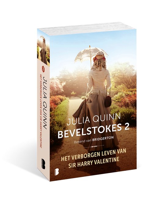Boek in 3D: 'Bevelstokes 2 - Het verborgen leven van sir Harry Valentine' door Julia Quinn.