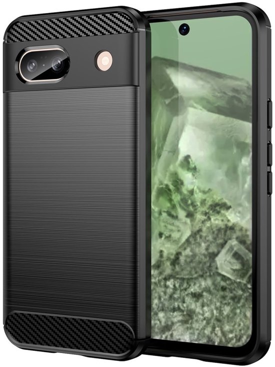 Coque Coverup - Compatible avec Google Pixel 8a - Coque arrière Coverup Armor en TPU brossé - Zwart