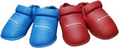 Voetbeschermers voor karate Arawaza | WKF | blauw & rood - Product Kleur: Rood / Product Maat: S