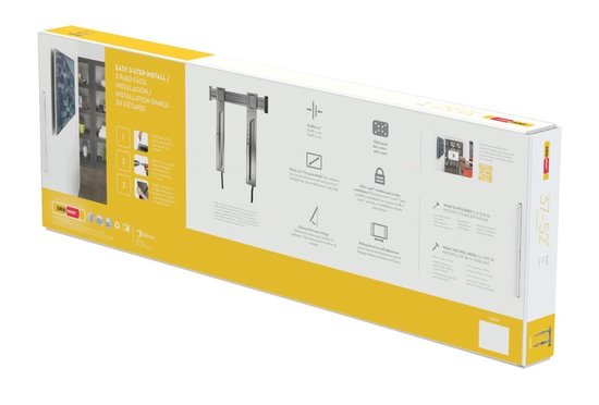 Support TV fixe 94 cm à 132,1 cm