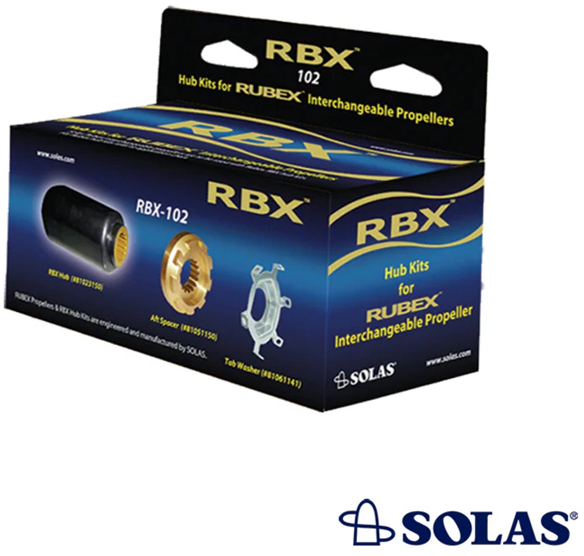 Solas SX hub kit - RBX-105 - bootschroef