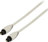 Bandridge digitale optische Toslink audio kabel - wit - 2 meter