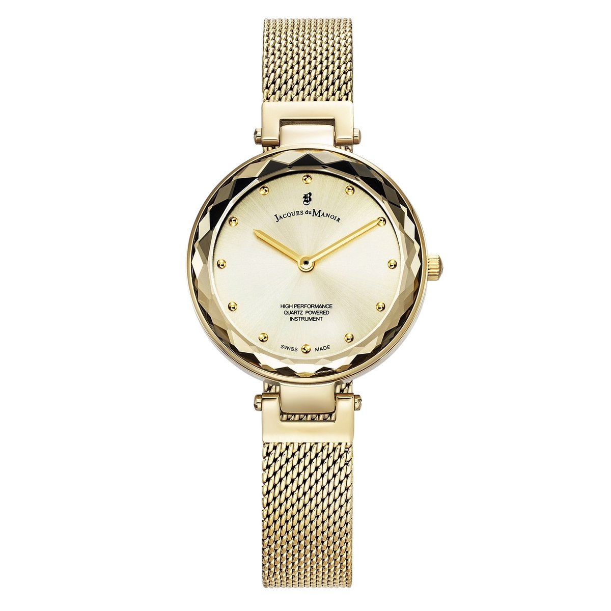 Jacques du Manoir - Selena Champagne - JWL04302 - Dames - Horloge - Ø31