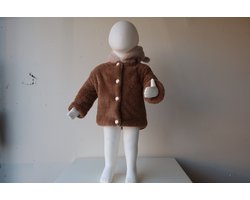 Teddy Jas Baby Beige – Warme Teddy Coat Kinderjas – Unisex Baby Jasje – Maat 3 Jaar