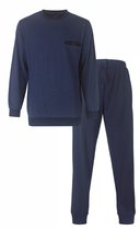 Pyjama Homme Paul Hopkins - Design Imprimé - Blauw Foncé - Taille M