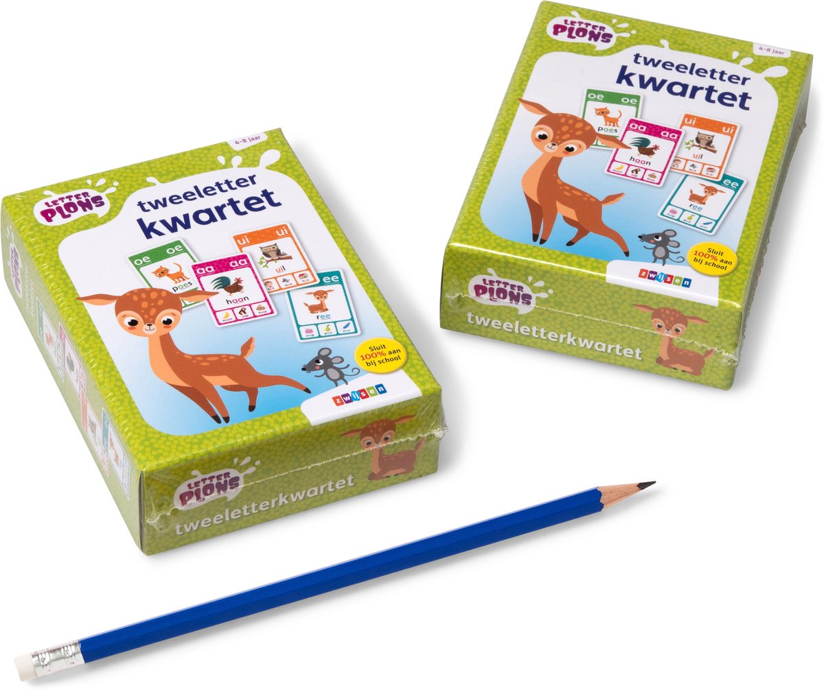 Letterplons - tweeletterkwartet 4-8 jaar — afbeelding 4