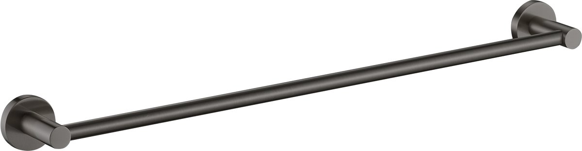 Plieger vigo handdoekhouder - handdoekhouder badkamer 60cm - rvs - wandmontage - 10 jaar garantie - geborsteld gunmetal