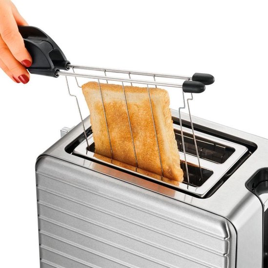 ProfiCook TAZ 1110 broodrooster met tostiklemmen RVS bol