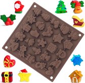 Kerst figuurtjes siliconen mal - Kralenwinkel Albertien