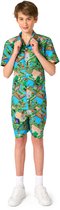 OppoSuits Teen Boys Minecraft Summer Set - Officieel Minecraft pak - Shorts en Shirt - Zomer outfit - Maat EU170/176