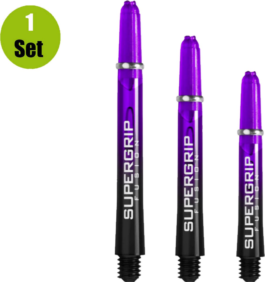 Harrows Supergrip Fusion Purple - Dart Shafts Medium
