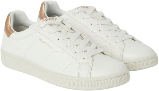 Baskets pour femmes basses Bjorn Börg T305 pour femme - Wit/ Or rose - Pointure 37