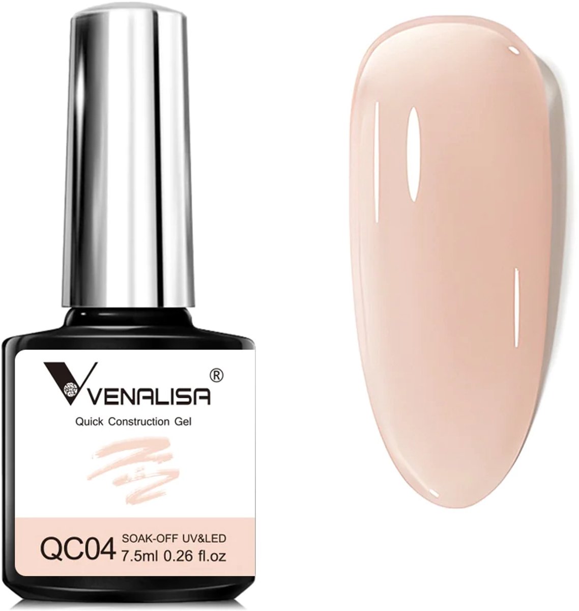 Venalisa BIAB Nude - 7.5 ml - Nude BIAB - Builder Gel - BIAB Nagellak - Builder in a Bottle - BIAB Nagel Builder - BIAB Kleuren - Venalisa BIAB