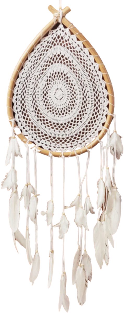 Dromenvanger Druppel Gehaakt Rotan - 40cm - Large