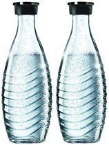 Carafes en verre SodaStream duopack - 0,7L - Convient uniquement pour Sodastream Crystal