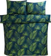 Decoware Dekbedovertrek Palma 240x220 cm - Microvezel - Botanisch Thema - Met Kussenslopen - Lits-jumeaux