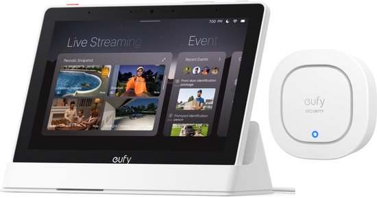 Foto: Eufy security homebase 3 s380 basissysteem homebase 16 gb opslag uitbreidbaar tot 16 tb gezichtsherkenning met bionicmind ondersteunt tot 16 cameras en 34 sensoren