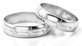 Jonline Prachtige Zilveren Ringen voor Hem en Haar | Trouwringen | Zilver | Vriendschapsringen